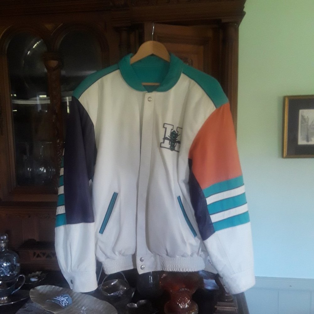 91' Jeff Hamilton's Charlotte Hornets Leather coat
